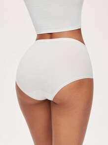 LUVLETTE 3 条装透气棉质基本款高腰三角裤女士内裤套装也适合青少年女孩和儿童