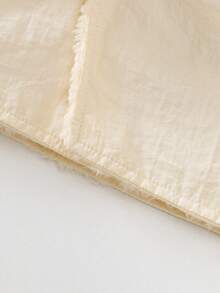 SHEIN Baby Girl Cute Casual Versatile Hooded Thickened Cotton Jacket Suitable For Autumn And Winter Daily Wear Fall - Apricot - View 7