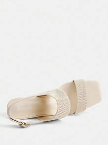 Ressula Women's Fashionable And Comfortable Platform Slip-On Shoes - Apricot - View 4