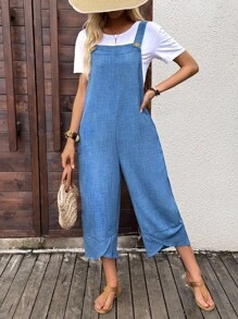 EMERY ROSE Summer Outfits For Women Vacation Outfits Woman Beach Outfits For Woman Western Wear Women Women Summer Clothes Boho Rave Outfits Country Concert Outfit Rave Outfits Festival Overalls Boho Women Clothing Women Clothing Summer Church Clothes Women Club Outfits Country Outfits Women Outfits Hawaii Outfits Women Women Jumpsuits - Blue - View 3