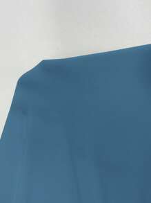 SHEIN LUNE 休闲简约女士V领吊带背心，适合夏季休闲穿着。 - 霧霾藍 - 查看 6