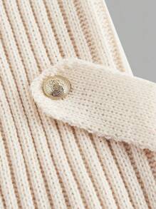 SHEIN MOD Women Off Shoulder Fitted Knit Dress, Solid Color Elegant,Back To School,Business Casual Woman,Vacation Outfits Women,Fall Clothes,Office Outfits For Women,Elegant Dresses For Women,Winter Clothes For Women,Western,Western Wear Women,Vintage - Apricot - View 6