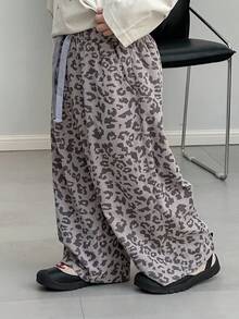 Dazy Kids 秋季男童宽松休闲豹纹裤