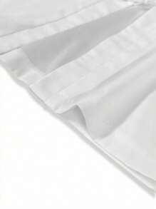 INAWLY Women's Solid Color Twisted Casual Long Sleeve Regular Jacket - White - View 5
