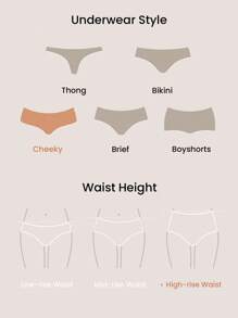 LUVLETTE 3条装透气纯棉高腰高衩性感三角裤，女士内裤，也适合青少年女孩、年轻女孩和儿童，圣诞节和新年睡衣款式 - 彩色 - 查看 8