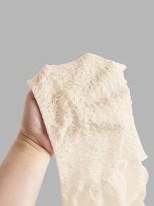 SHEIN ICON Drawstring Front Asymmetrical Hem Halter Top