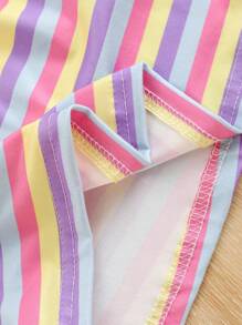 SHEIN 5pcs/Set Girls' Solid Color Spaghetti Strap Dresses, Suitable For Layering, Indoor And Outdoor Wear  Back To School Girls Toddler Summer Dresses Kids Sun Dresses Girls Pastel Summer Dress Rainbow Dresses For Kids Kids Summer Dresses