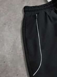 PAVTROS Bộ đồ thể thao nam hai mảnh in chữ tương phản thời trang dành cho nam Bộ đồ thể thao nam Bộ đồ thể thao nam Bộ đồ thể thao nam Bộ đồ thể thao nam Bộ đồ thể thao nam Bộ đồ thể thao nam Bộ đồ thể thao nam Bộ đồ thể thao nam Bộ đồ thể thao nam Bộ đồ thể thao nam - Đen và trắng - Xem 4