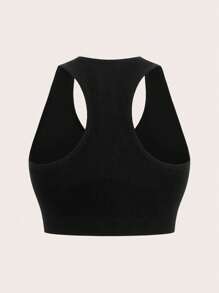 Easithlete 纯色前拉链运动文胸 - 彩色 - 查看 6