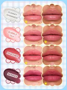 SHEGLAM Bubble Kiss Bálsamo labial-Peaches - Peaches - Ver 6