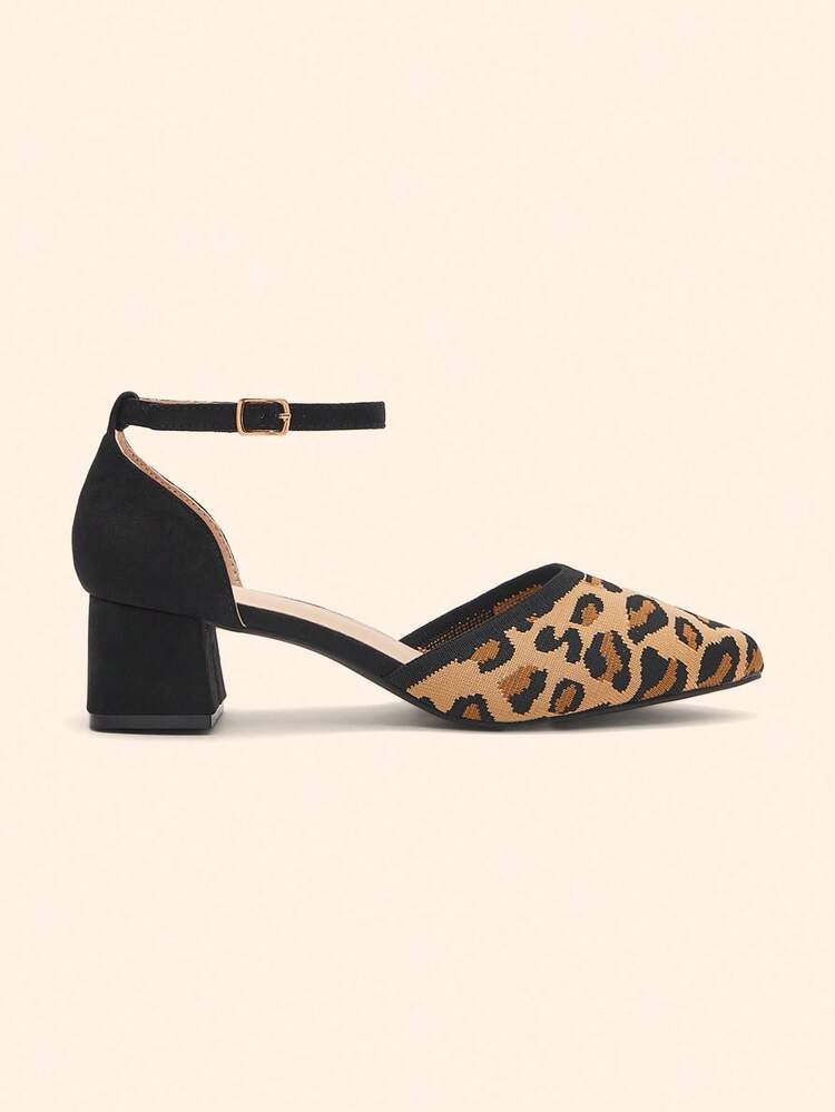 CUCCOO BASICS Women's Fashion Leopard Print High Heel Pumps