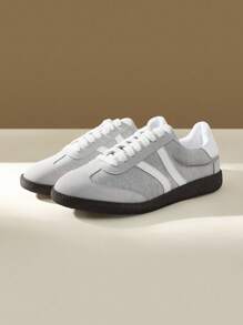 CUCCOO EASI 女士时尚百搭休闲运动鞋，适合日常穿着和运动 - 淺灰色 - 查看 2