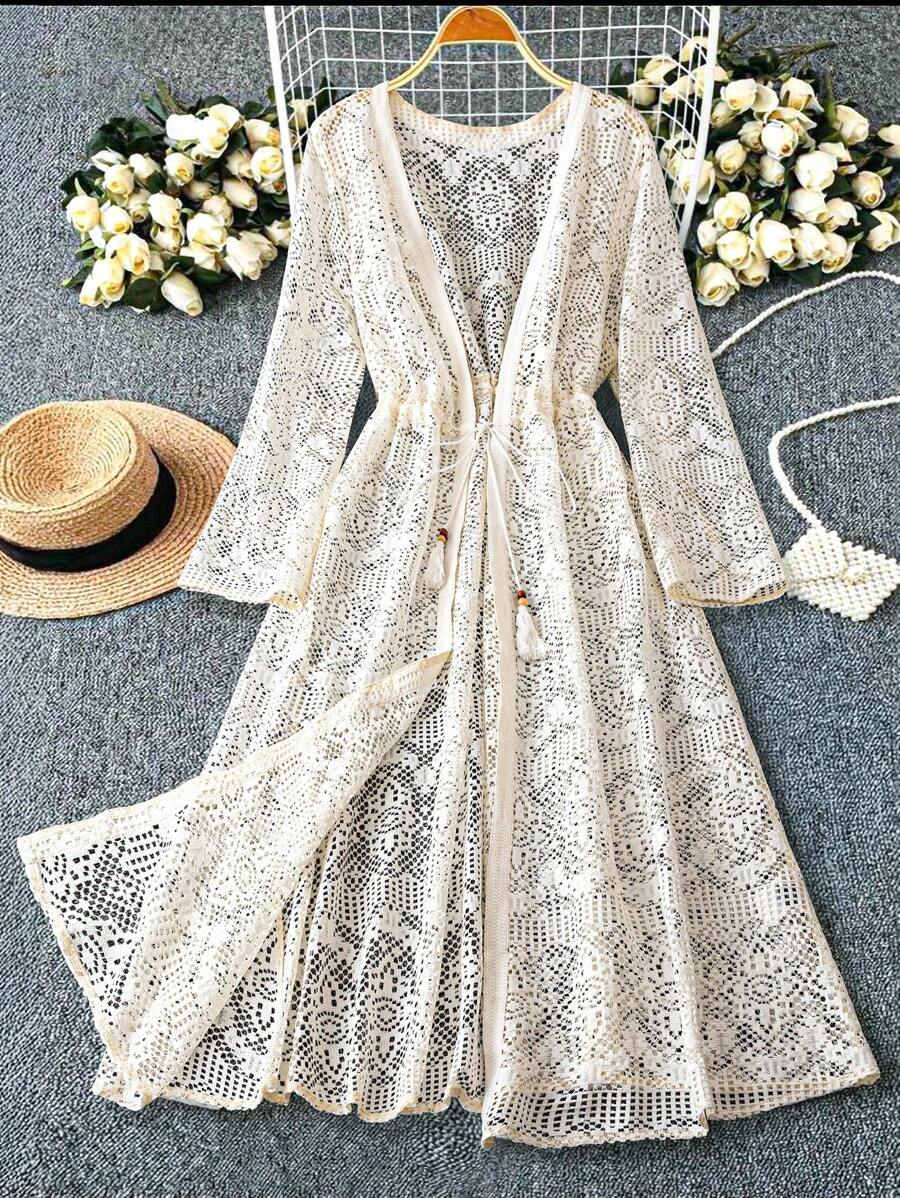 DreamSkyne Plus Size Women's Elegant Knit Jacquard Cardigan Sweater, Lightweight Casual Outerwear Suitable For Home, Daily Commute, Outdoor And Vacation Fall Winter Cloth For Women Autumn