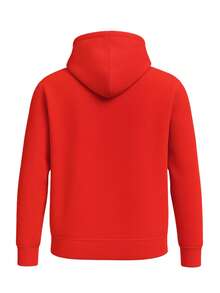 Champion Men's Casual Versatile Simple Pocket Drawstring Hoodie - Red - View 5