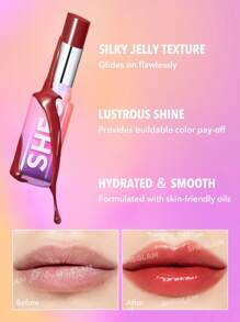 SHEGLAM Mirror Kiss High-Shine Lipstick-Own Your Shine 12 Colors High Gloss Shine Glitter Lipstick Moisturizing Reduce Lip Fine Lines Lip Balm Lip Makeup Graduation Birthday Holiday Summer Fall Autumn Y2K Fancy Fashion Women Makeup Cosmetic Party Beach Travel Camping Outdoors School Campus Trip Festivals Decor Gift Present Rose Girl Cosplay Best Color Charm Vibe