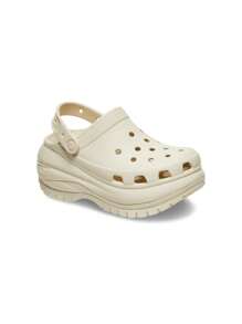 Crocs Mega Crush Clog Unisex 207988-2Y2 Beige - Beige - View 3