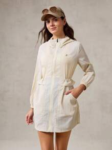 OutZeal OutZeal SunProof UPF50+ Lightweight Cooling Hooded Sun Protection Jacket Women With Drawstring Waist