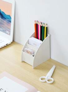 Madebyblanc 1 PIEZA Caja de almacenamiento de escritorio de estudiante creativa personalizada, caja de almacenamiento de cosméticos, para uso doméstico, cajas de almacenamiento en el dormitorio, escuela, estuche de lápices, control remoto, caja de almacenamiento de útiles escolares, útiles escolares