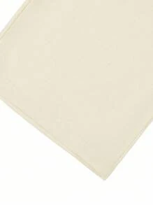 Claim Dot 男士宽松直筒阔腿亚麻抽绳腰休闲裤，宽松裤，秋季 - 杏色 - 查看 6