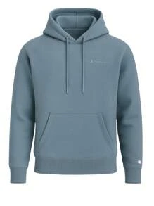 Champion Men's Drawstring Hooded Long Sleeve Casual Sweatshirt - Grey - View 4
