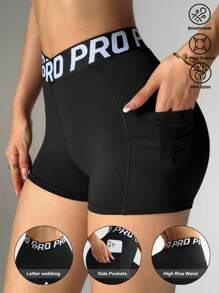 Dewbera Women Casual Sports Printed Shorts With Side Seam