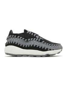 Nike AIR FOOTSCAPE WOVEN - Black/Smoke Grey/Sail - View 1