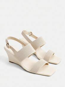 Ressula Women's Fashionable And Comfortable Platform Slip-On Shoes - Apricot - View 6