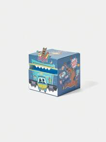 SCOOBY-DOO X SHEIN Cute Cartoon Dog Pattern Memo Pad Box