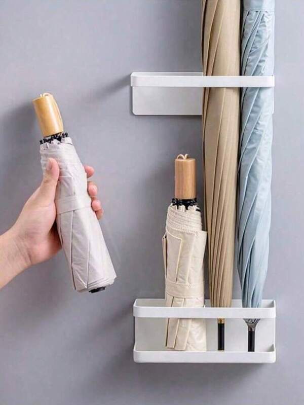 SHEIN 1 pièce Support mural minimaliste en fer pour parapluies, décoration d'entrée, cadeau pour anniversaire et remise de diplôme