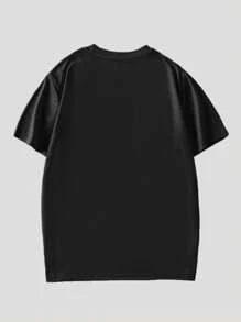 Men's Regular Brr Brr Patamin Italy Brainrot Unisex T-Shirt, Italy Brainrot Shirt, Brainrot Vintage Bootleg Shirt, Unhinged Clothes, Weird Tee Casual American Minimalist Men's Graphic Print Short Sleeve Crew Neck T-Shirt - Black - View 2