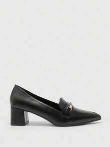 CUCCOO BIZCHIC 女士尖头日常通勤时尚高跟鞋 - 黑色 - 查看 2