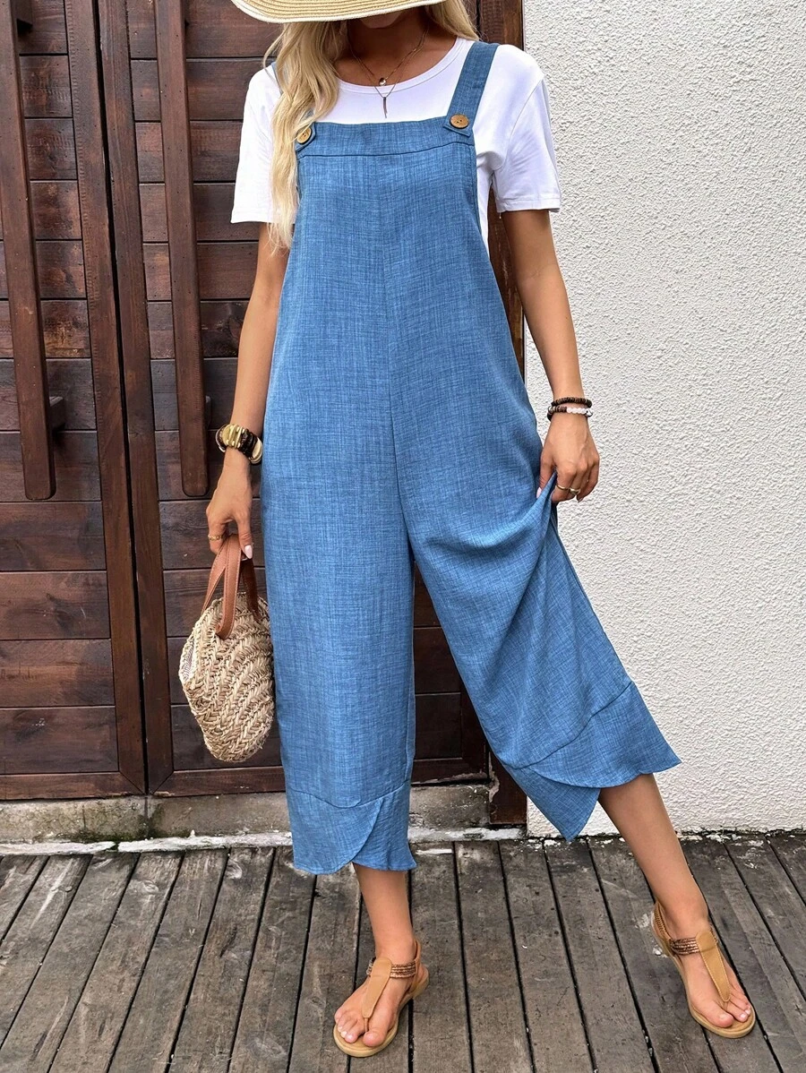 EMERY ROSE Summer Outfits For Women Vacation Outfits Woman Beach Outfits For Woman Western Wear Women Women Summer Clothes Boho Rave Outfits Country Concert Outfit Rave Outfits Festival Overalls Boho Women Clothing Women Clothing Summer Church Clothes Women Club Outfits Country Outfits Women Outfits Hawaii Outfits Women Women Jumpsuits - Blue - View 1