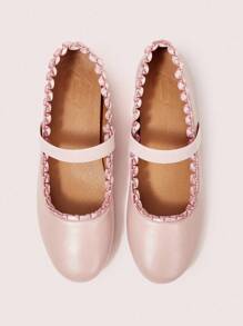 CUCCOO DOLLMOD 女士时尚可爱粉色平底休闲鞋 - 粉色 - 查看 2