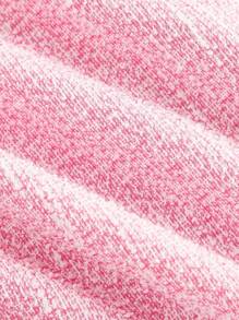 SHEIN MOD 粉色背心上衣、直筒裤、女士优雅套装、修身女士套装、西装外套和裤子、初秋装扮返校学院风上衣两件套裤子老款风格 - 粉色 - 查看 5