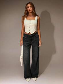 SHEIN Forever 21 Fall/Autumn/Winter/Back To School/Country Concert Outfit/Concert Outfits For Women/Going Out Outfits/Birthday Outfit/Halloween Costumes/Casual/Y2k/2000s/Y2k Clothes Y2k/90S/Clothessexy/Western Wear Women/Boho/Country/Club/Office /Cocktail/Vintage/Bodycon/Rave Outfits Festival/Funny/Classy/Old Money/Streetwear/Vacation Outfits/Country Concert Outfit/Work Clothes /Modest/National Day New Year Party Going Out  Chic/Basic/Graduation/Halloween/Low Rise Baggy/Wide Leg/Straight/Pants