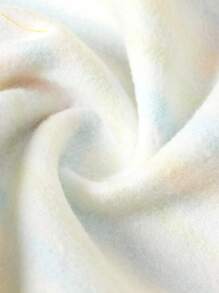 LOONEY TUNES X SHEIN 男婴两件套：彩色条纹卡通动物印花圆领长袖运动衫和裤子，秋冬 - 黃色 - 查看 4