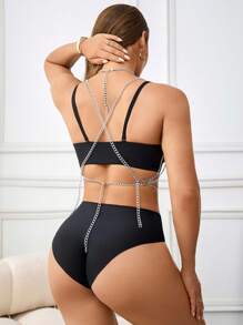 SHEIN Women's Sexy Body Chain, Versatile Lingerie Accessory