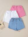 女童（大）牛仔短褲
