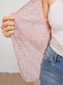 Miaspire Tunn bomberjacka i fuskpäls för kvinnor, rosa, vardagsstil - Rosa - Visa 7