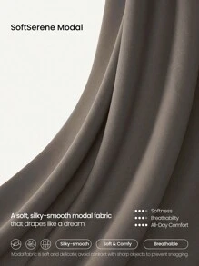 GLOWMODE Modal Silk Touch Wide Leg High Waist Lounge Pants With Side Pockets Daily Casual Fall Fall Winter