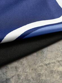 AXEPEAK Set de 2 camisetas de manga corta de cuello redondo de ajuste holgado con contraste de color para hombre - Multicolor - Ver 5