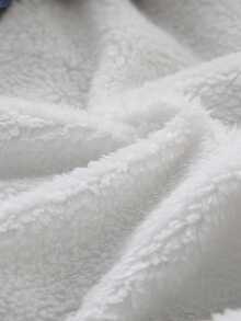 SHEIN Baby Mädchen Allround Baumwoll-Steppweste, einfach und vielseitig für Herbst/Winter - marineblau - Übersicht 7