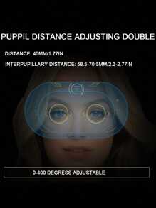 Zestaw słuchawkowy VR do telefonu komórkowego - zestaw słuchawkowy 3D do okularów Zestaw słuchawkowy do wirtualnej rzeczywistości kompatybilny z iPhonem Android - kompatybilny ze smartfonem 4,7-6,5 cala - idealny do filmów, gier mobilnych, lekki, regulowany, miękki i wygodny