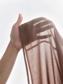 Arave 法式通勤精致POLO领优雅百搭长袖上衣，春夏 - 咖啡棕 - 查看 9