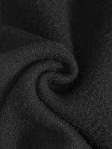 Baby/Toddler Unisex Casual Comfortable Varsity Contrast Sleeve Baseball Jacket,In Fall/Winter - Black and White - View 10