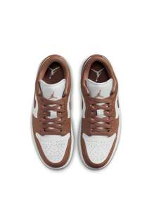 Air Jordan 1 Low 男士运动鞋休闲鞋户外平底运动鞋透气经典简约时尚款 DC0774-202 - 古棕/白/古棕 - 查看 2