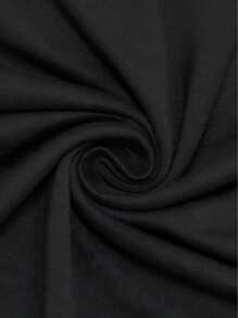 Calvaya BOO Floral Ghost Print Crew Neck Halloween Plus Size T-Shirt