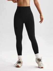 Dewbera Quần legging thể thao co giãn liền mạch cạp cao cho nữ - Nhiều màu - Xem 8