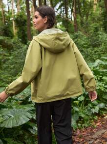 In My Nature 女式插肩袖前拉链连帽户外夹克 户外风衣夹克 户外休闲夹克 户外休闲夹克 浅绿色夹克、户外徒步夹克、女式休闲夹克、女式跑步夹克、女式徒步防晒夹克、运动服夹克、秋季外套、保暖夹克、户外徒步夹克、透气夹克、多功能夹克、带口袋的户外徒步夹克外套、厚夹克保暖、软壳夹克 保暖厚夹克 - 薄荷綠 - 查看 7