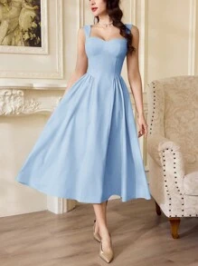 Vintamour Váy nữ thanh lịch cổ điển có túi Váy tiệc trà thường ngày Lễ hội Tiệc mùa hè Trang phục cho phụ nữ Trang phục kỳ nghỉ Váy trắng cho phụ nữ Váy mùa hè cho phụ nữ Váy trắng cho phụ nữ Váy dạ hội Corset Váy trang trọng cho phụ nữ Váy sinh nhật cho phụ nữ Váy dự tiệc cưới cho phụ nữ Váy mùa xuân lễ Phục sinh cho phụ nữ Quần áo mùa hè Trang phục mùa xuân cho phụ nữ Váy Phục sinh cho phụ nữ Trang phục sinh nhật cho phụ nữ Váy cưới Kỳ nghỉ xuân - Màu xanh nhạt - Xem 5